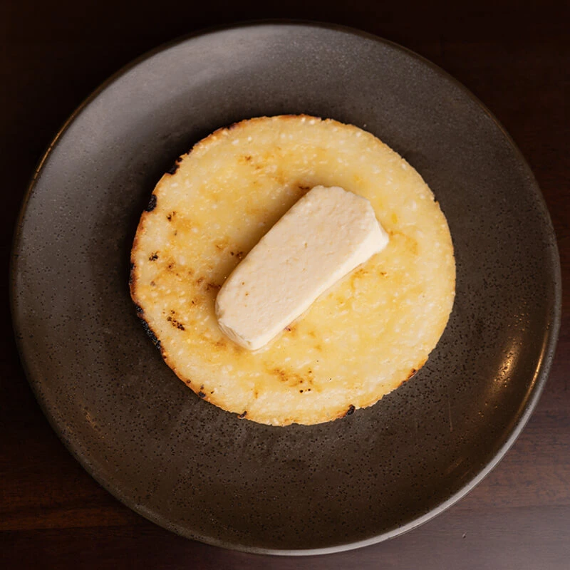 Arepa con queso